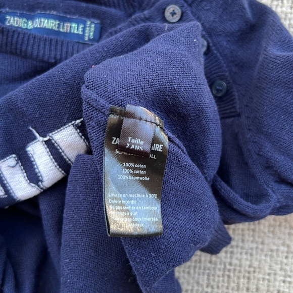 Wild Child navy baby sweater 18 mo💙 - Picture 6 of 7